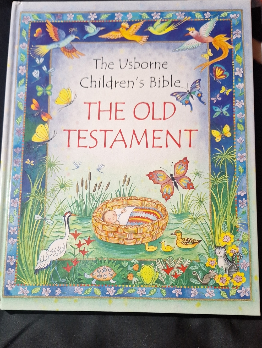 Usborne Children's Old Testament Book — Blue, Green, Yellow Illustrated Cover